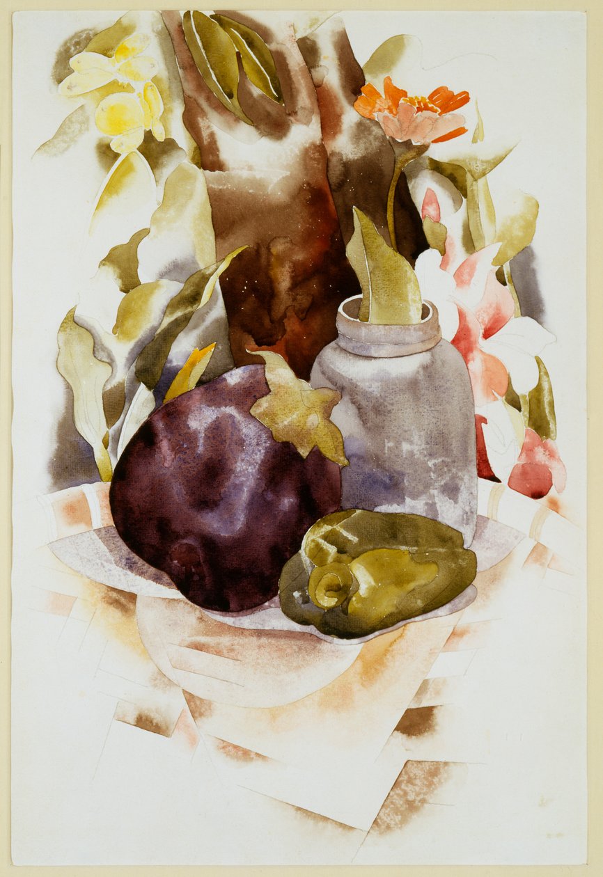 Berinjela e Pimenta Verde de Charles Demuth