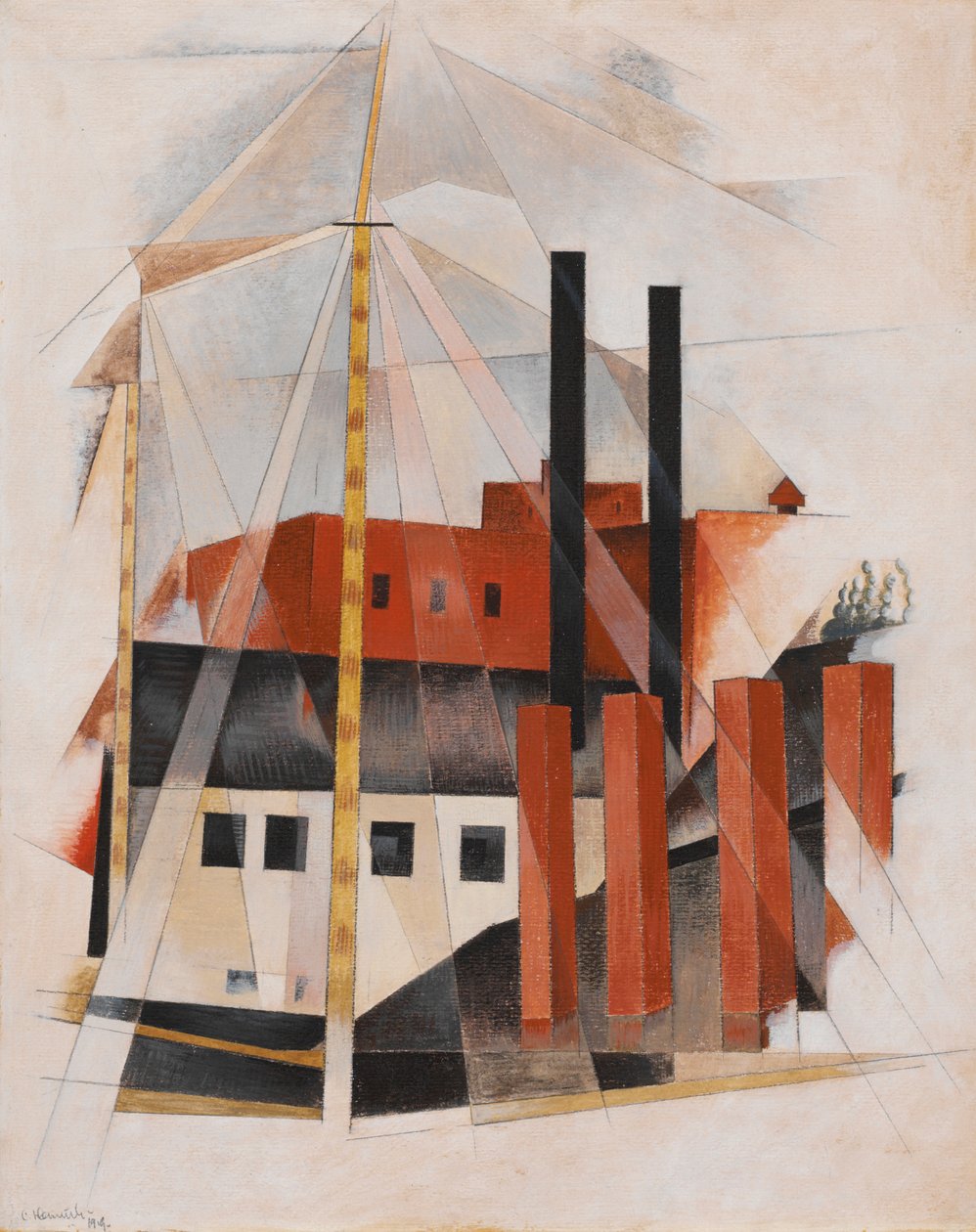 Férias do Piano Mover de Charles Demuth