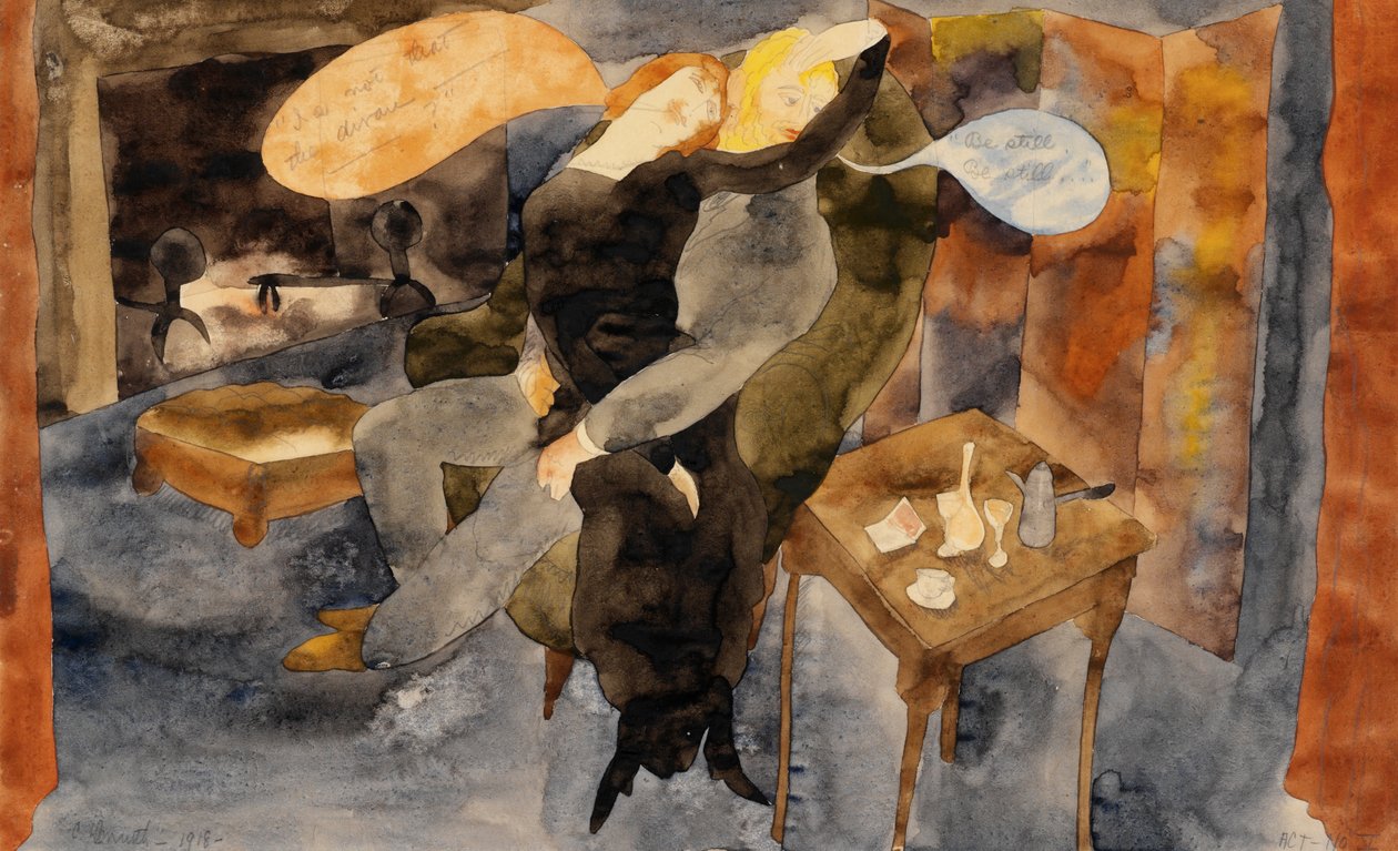 Zolas Pandora, 1918 (wc no papel) de Charles Demuth