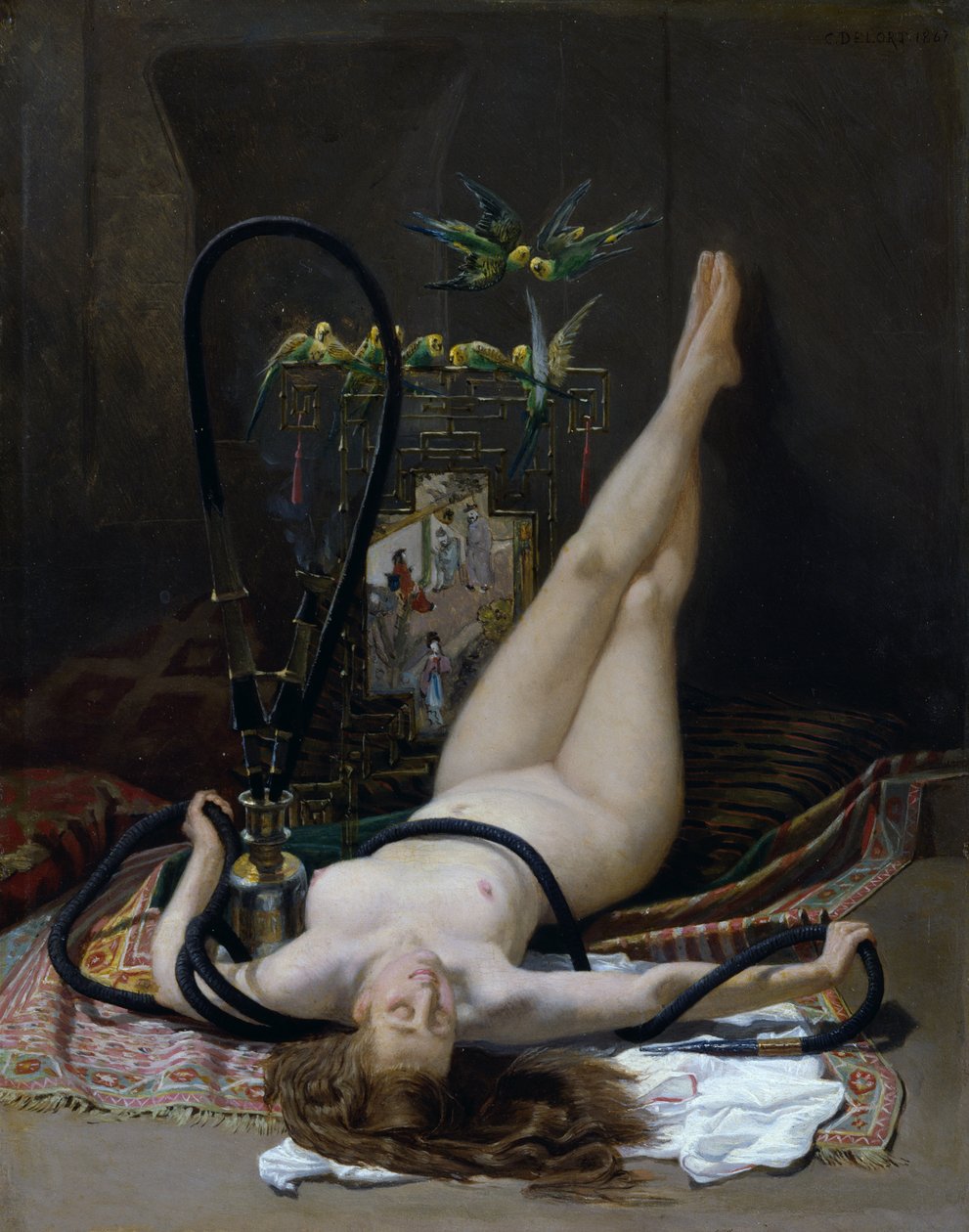 Um Fumo Volumptuoso de Charles Edouard Delort
