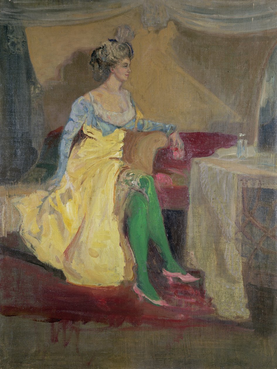 As meias verdes de Charles Edward Conder