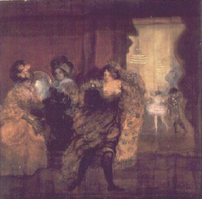 A Senhora Pavão de Charles Edward Conder