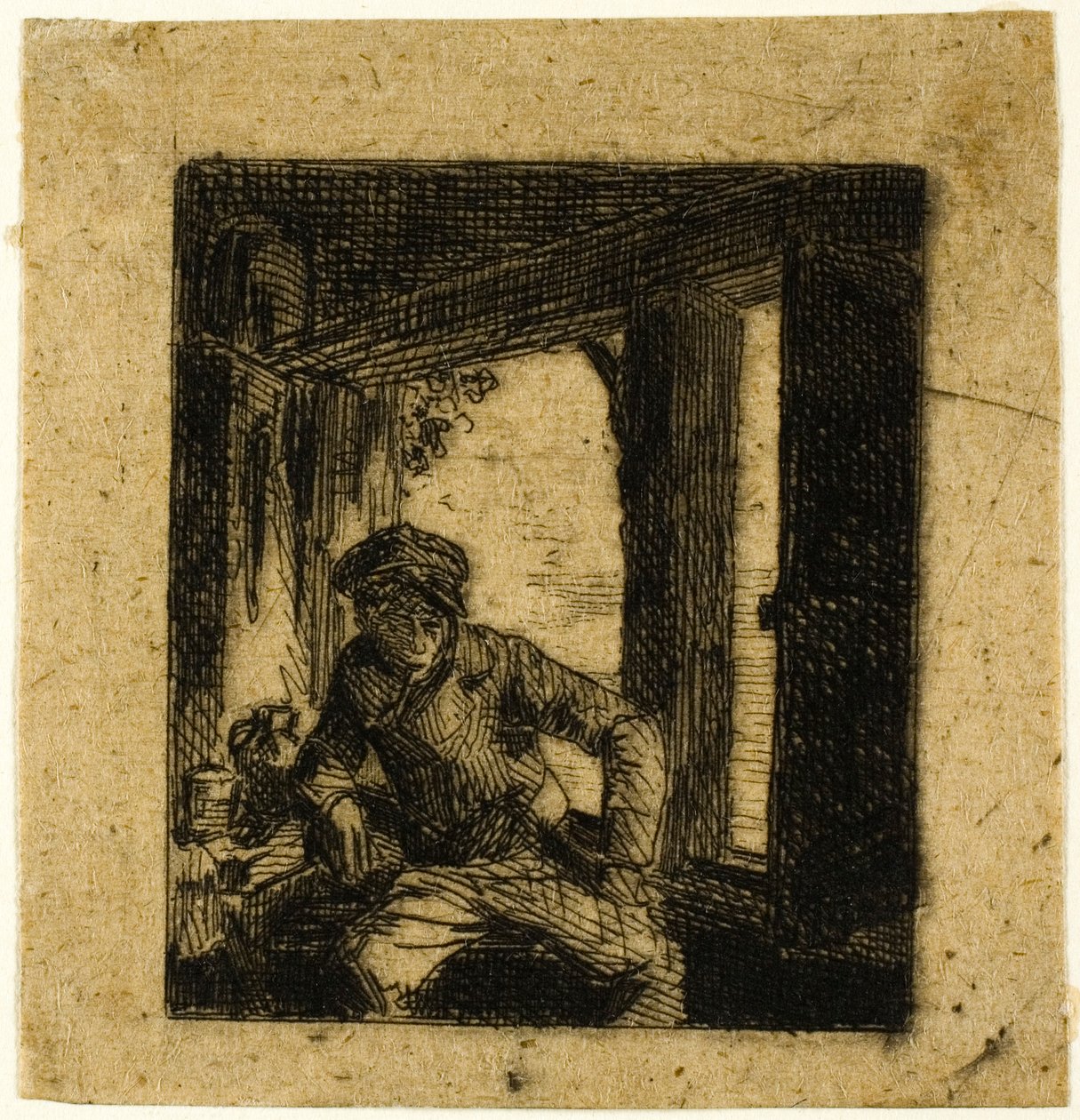 Bebedora de Charles Emile Jacque