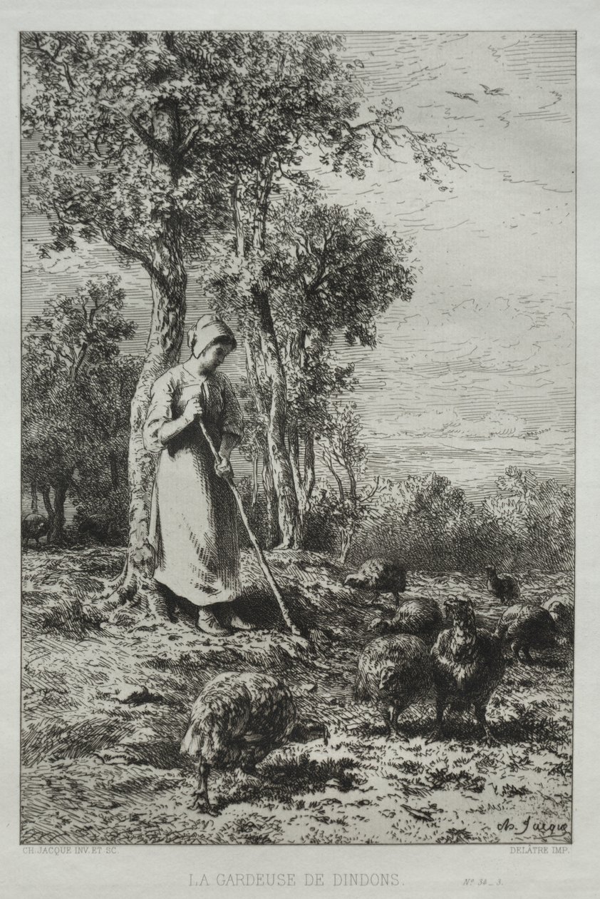 Guardião dos Perus de Charles Emile Jacque