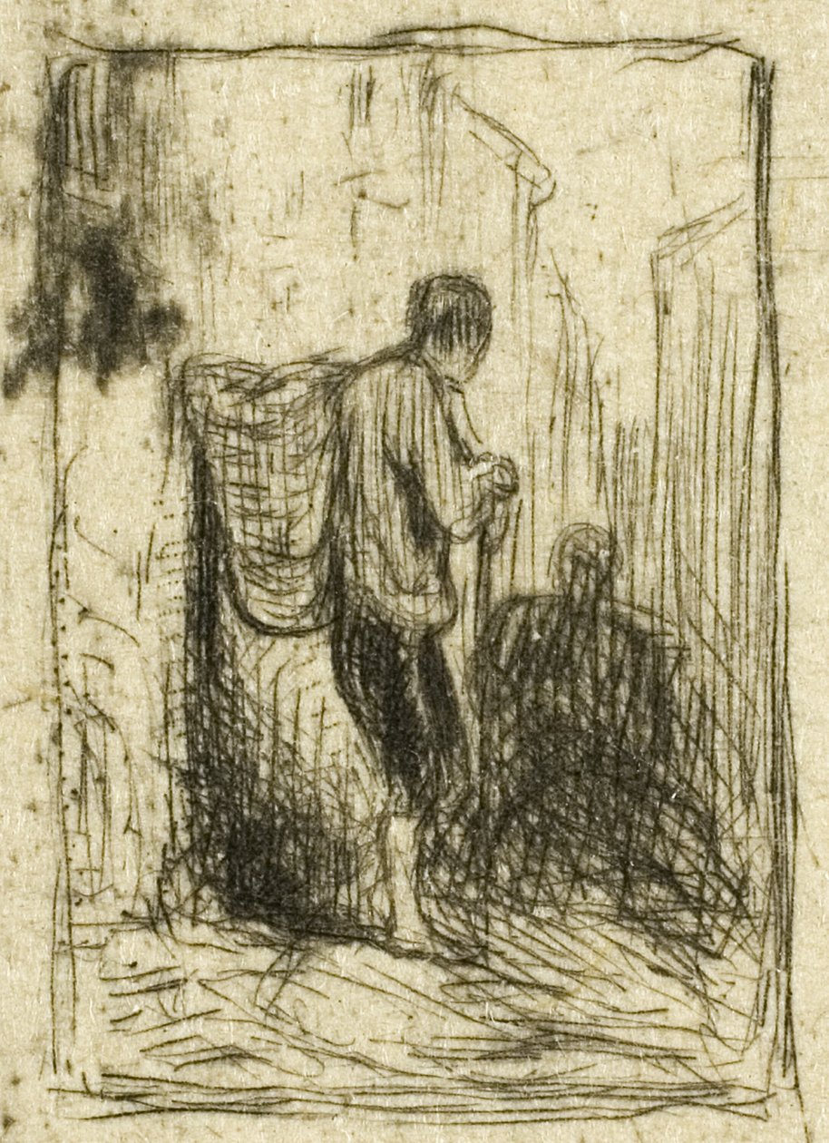 Catador de trapos de Charles Emile Jacque