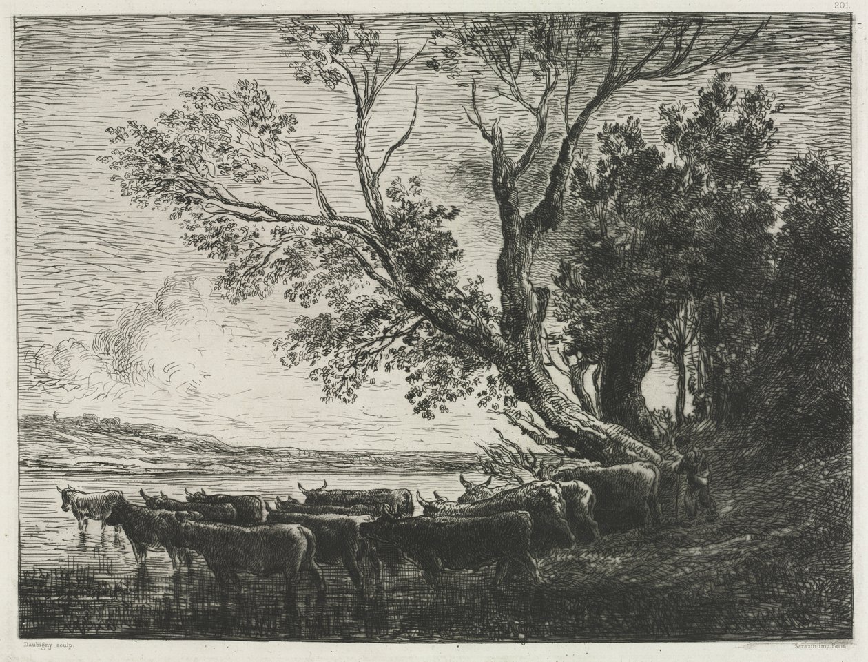 O Ford, 1865. de Charles Francois Daubigny