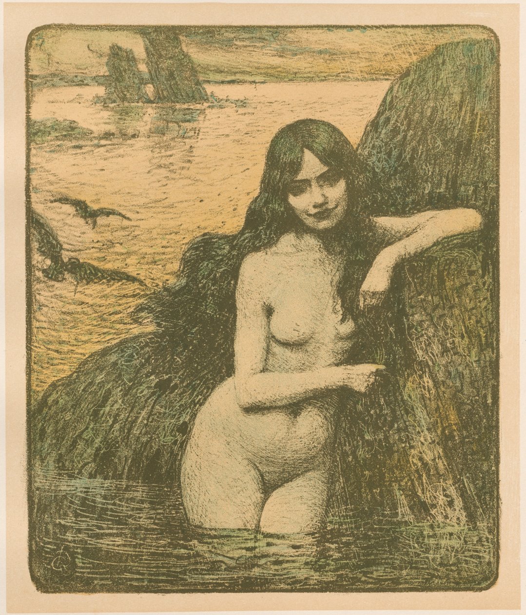 Sereia, 1896. de Charles Guerin