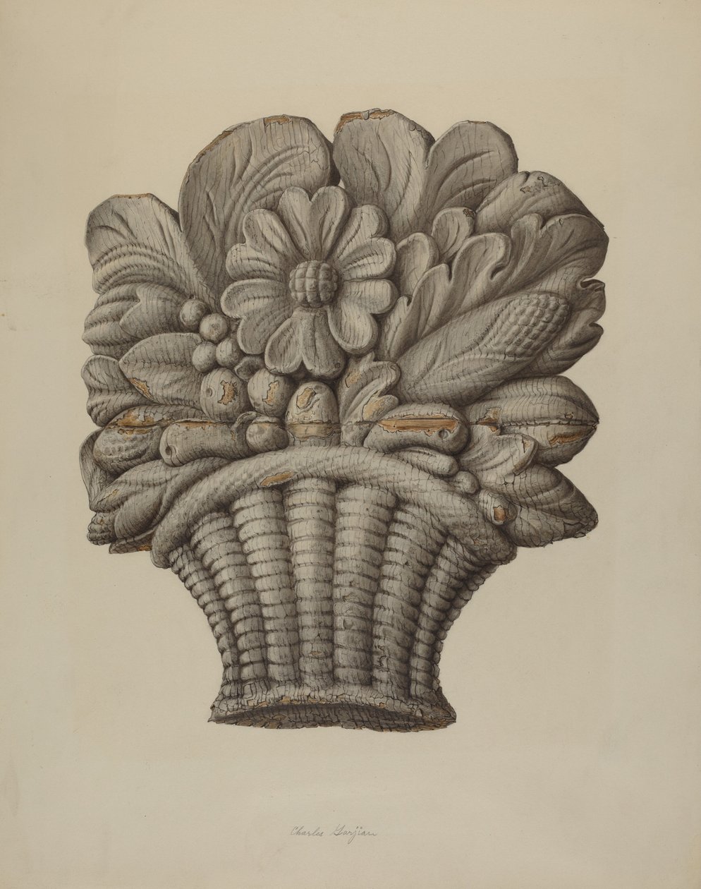 Ornamento Esculpido de Charles Garjian