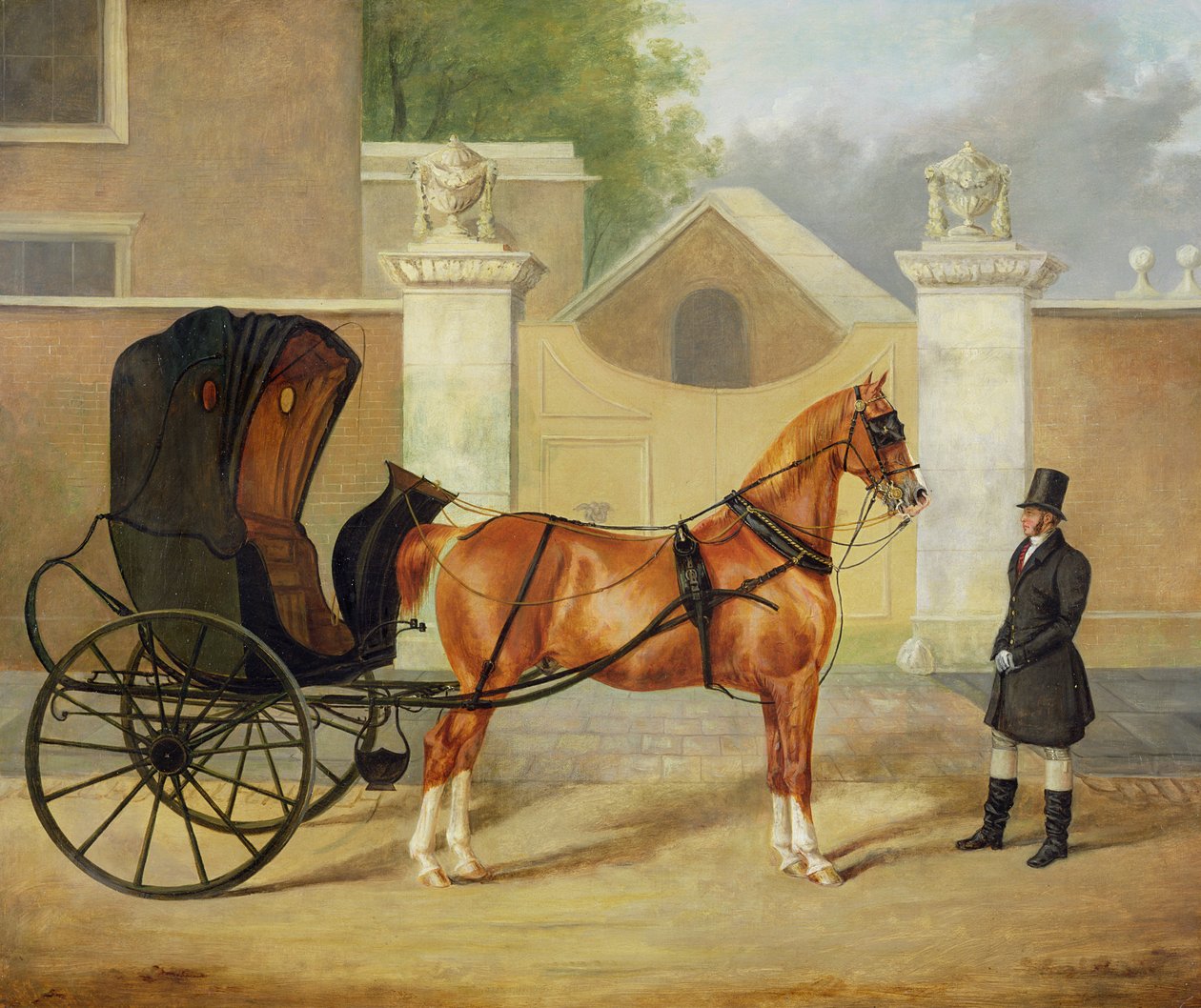 Carruagens de Cavalheiros: Um Cabriolet, c.1820-30 de Charles Hancock