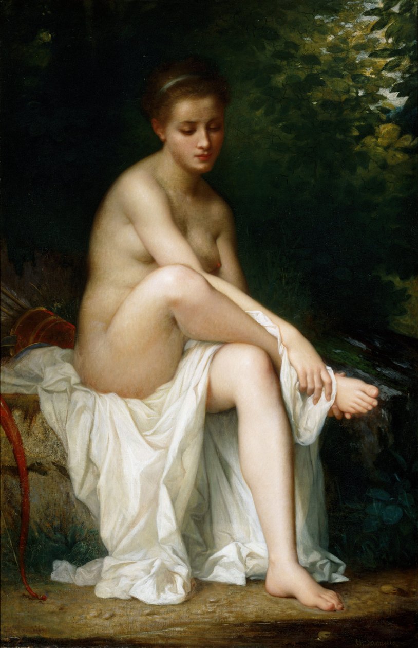 Isménia, Ninfa de Diana de Charles Landelle