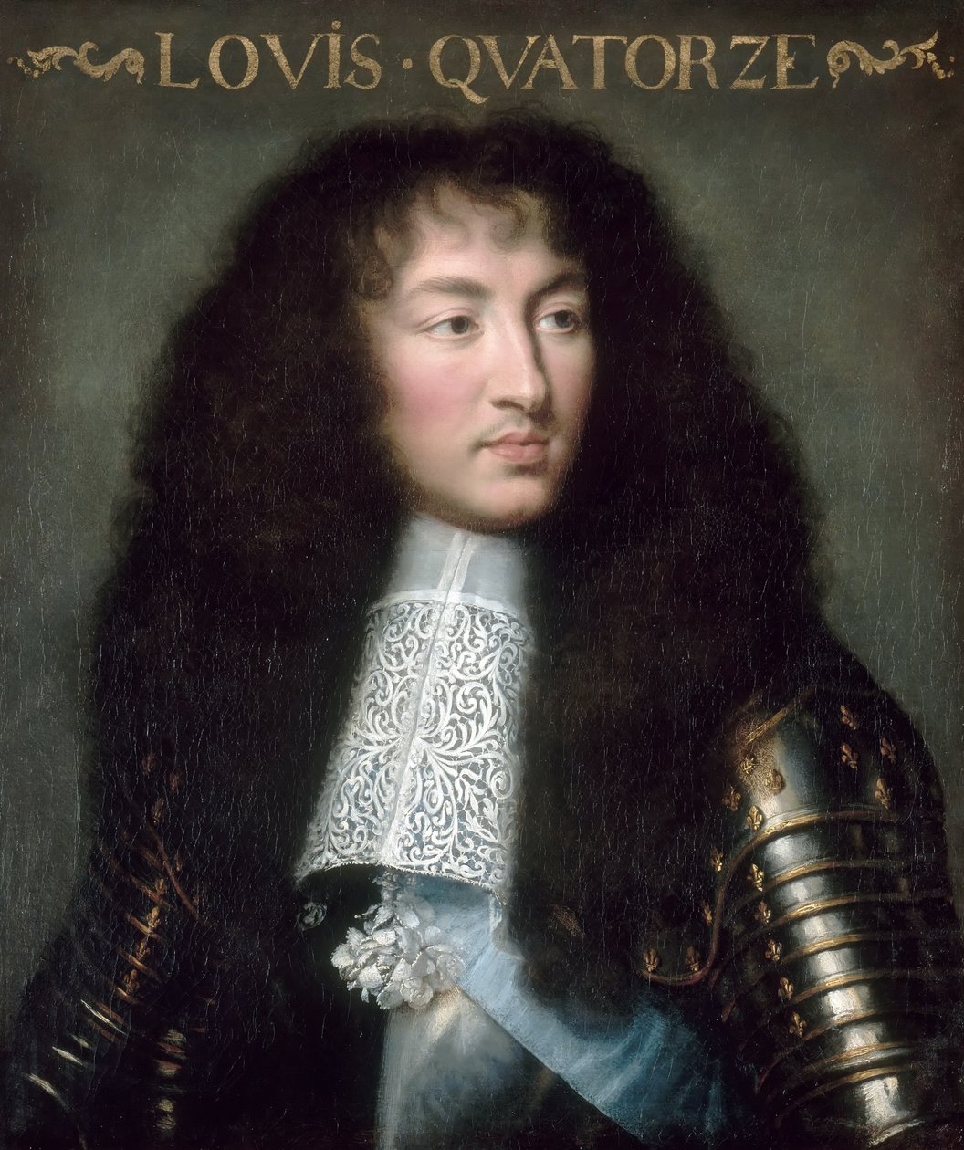 Luís XIV, rei da França 1638-1715 de Charles Le Brun