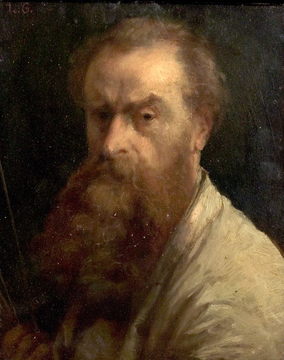 Auto-retrato de Charles Louis Gratia