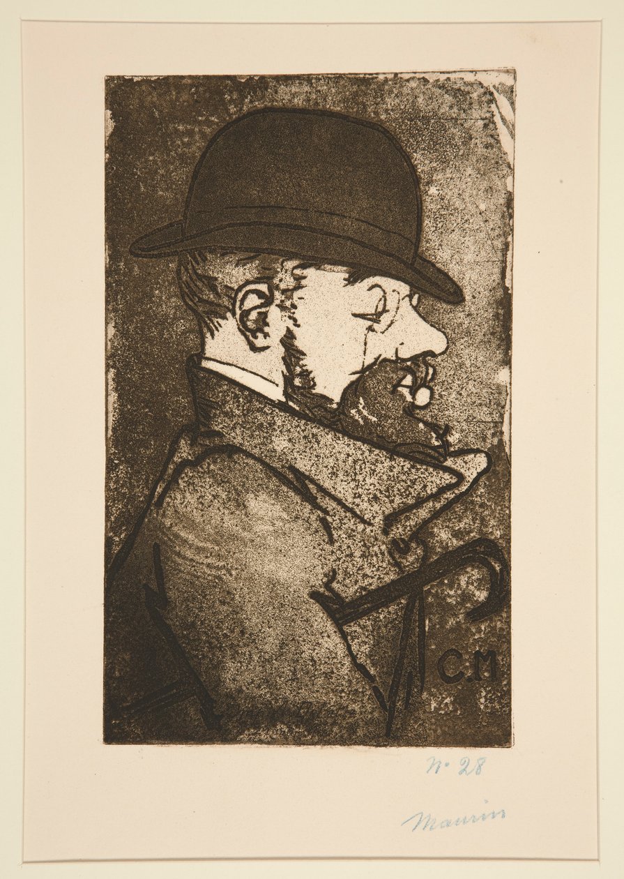 Retrato de Henri de Toulouse-Lautrec de Charles Maurin