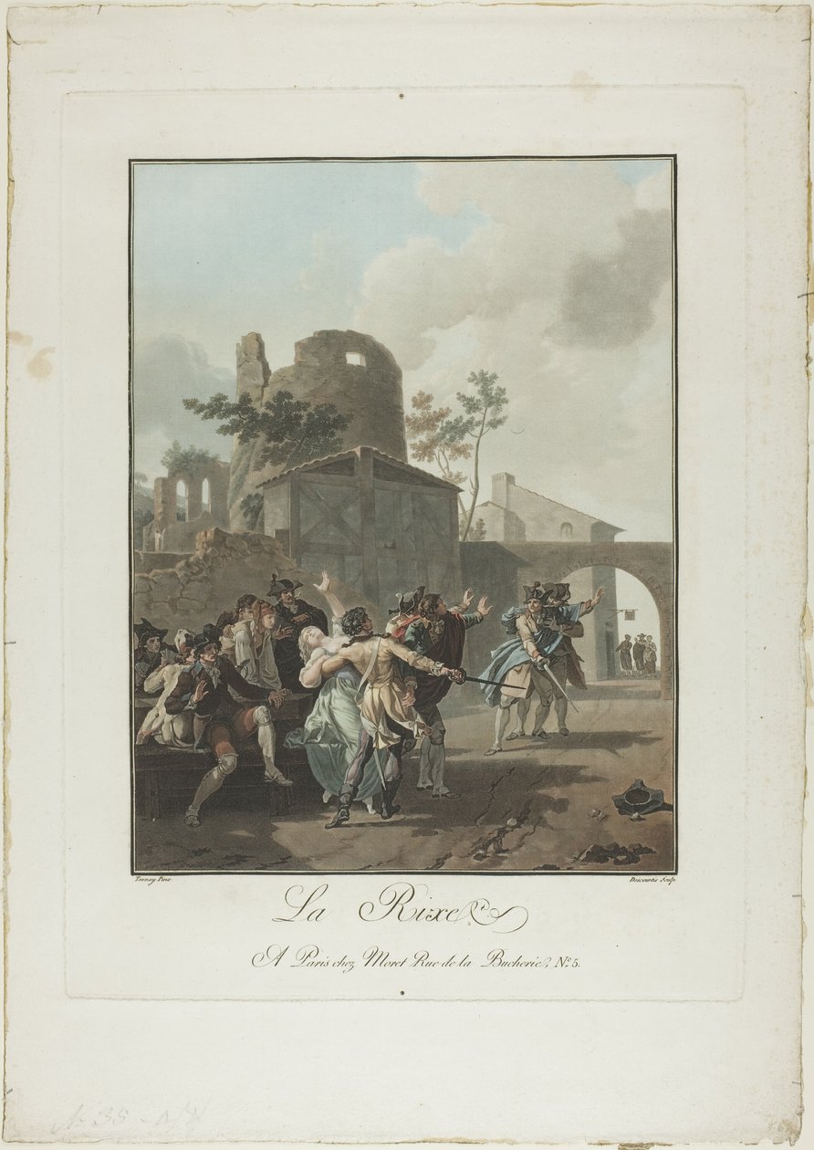 La Rixe de Charles Melchior Descourtis