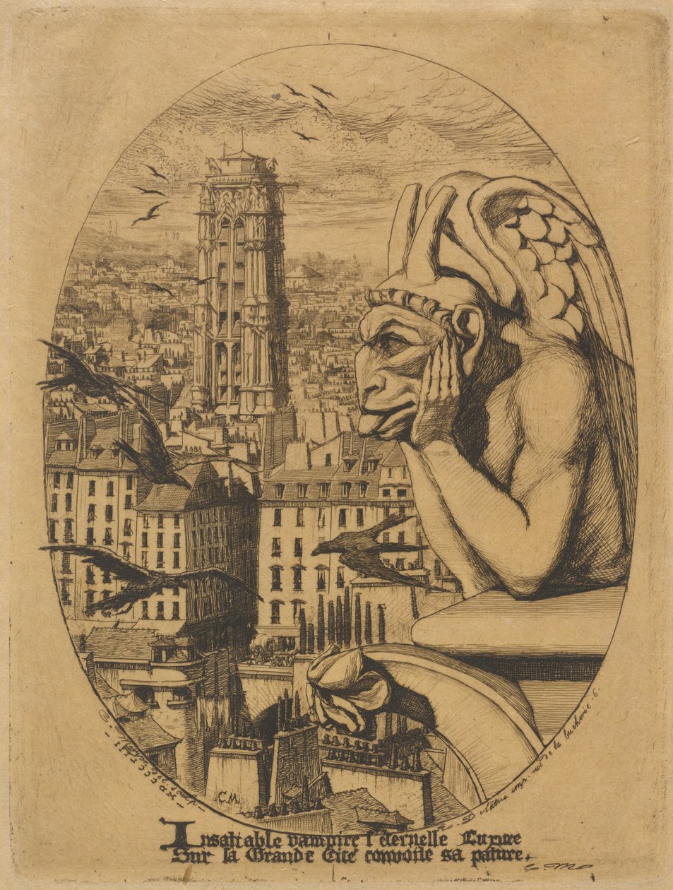 O vampiro de Charles Meryon