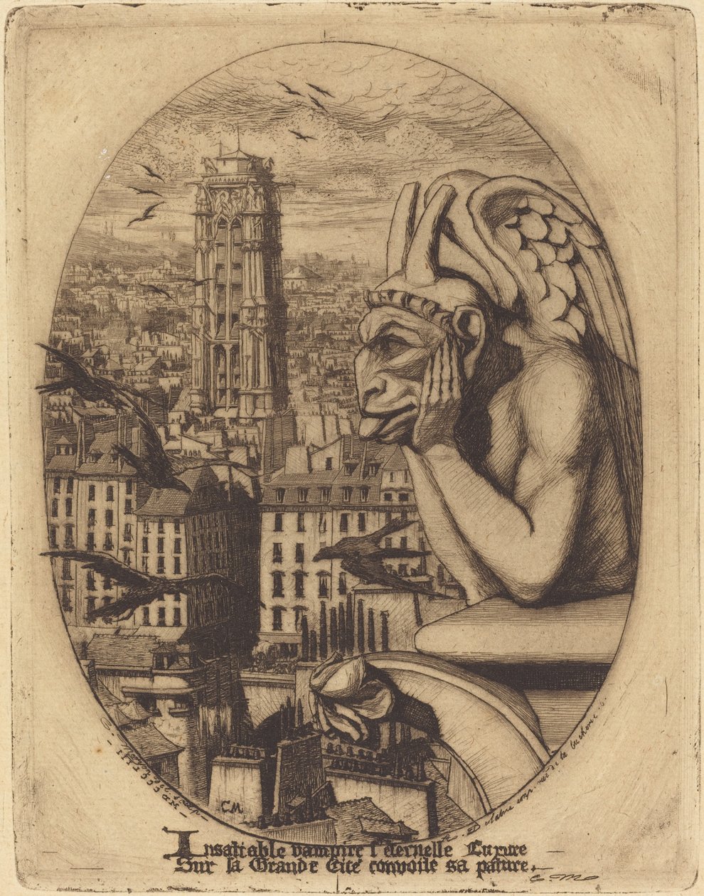 O vampiro de Charles Meryon