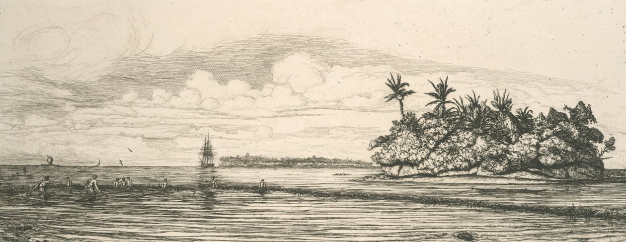 Oceania, ilhotas em Uvea de Charles Meryon