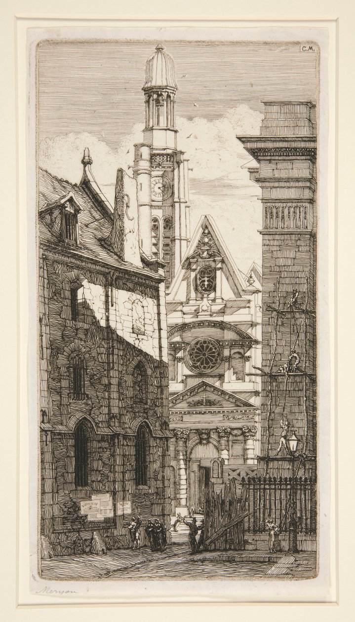 Saint-Etienne-du-Mont de Charles Meryon