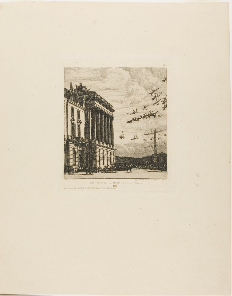 O Almirantado, Paris de Charles Meryon
