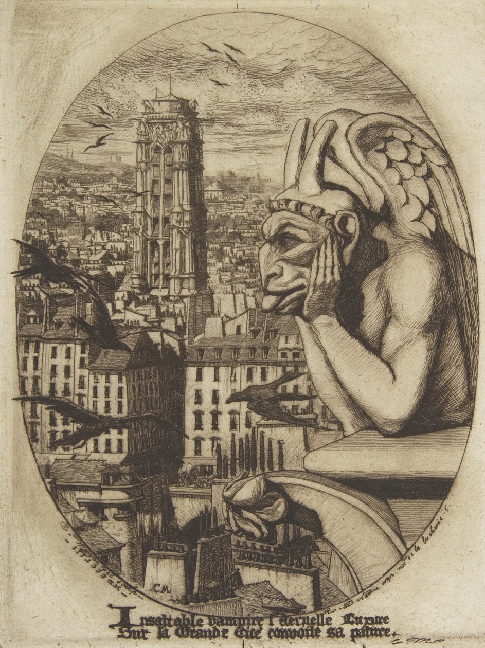 O Vampiro, 1853. de Charles Meryon