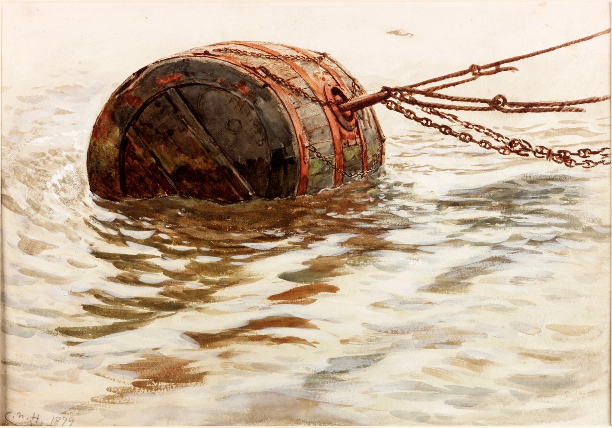 Bóia (bodycolour) de Charles Napier Hemy