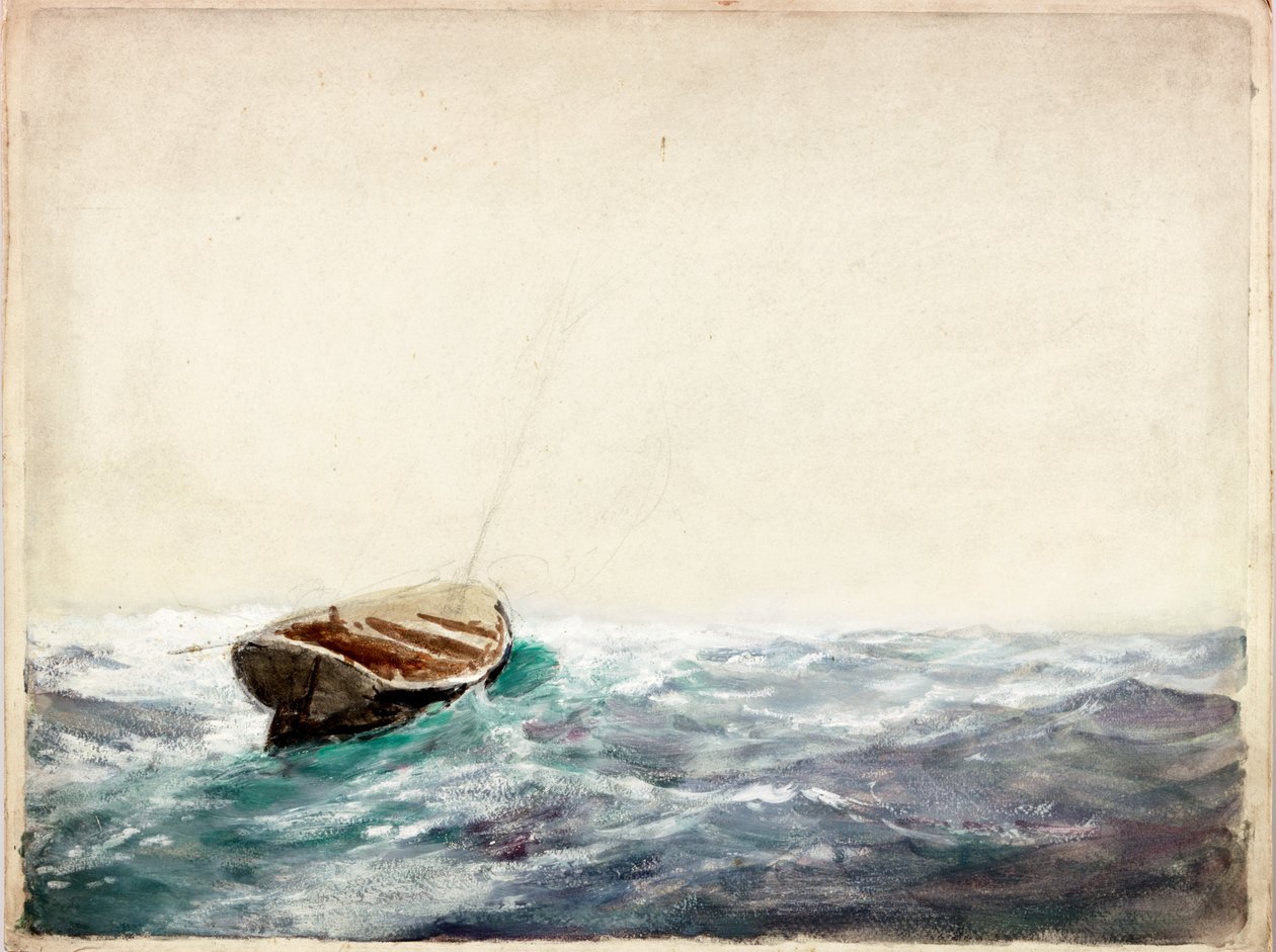 Bote (bodycolour) de Charles Napier Hemy