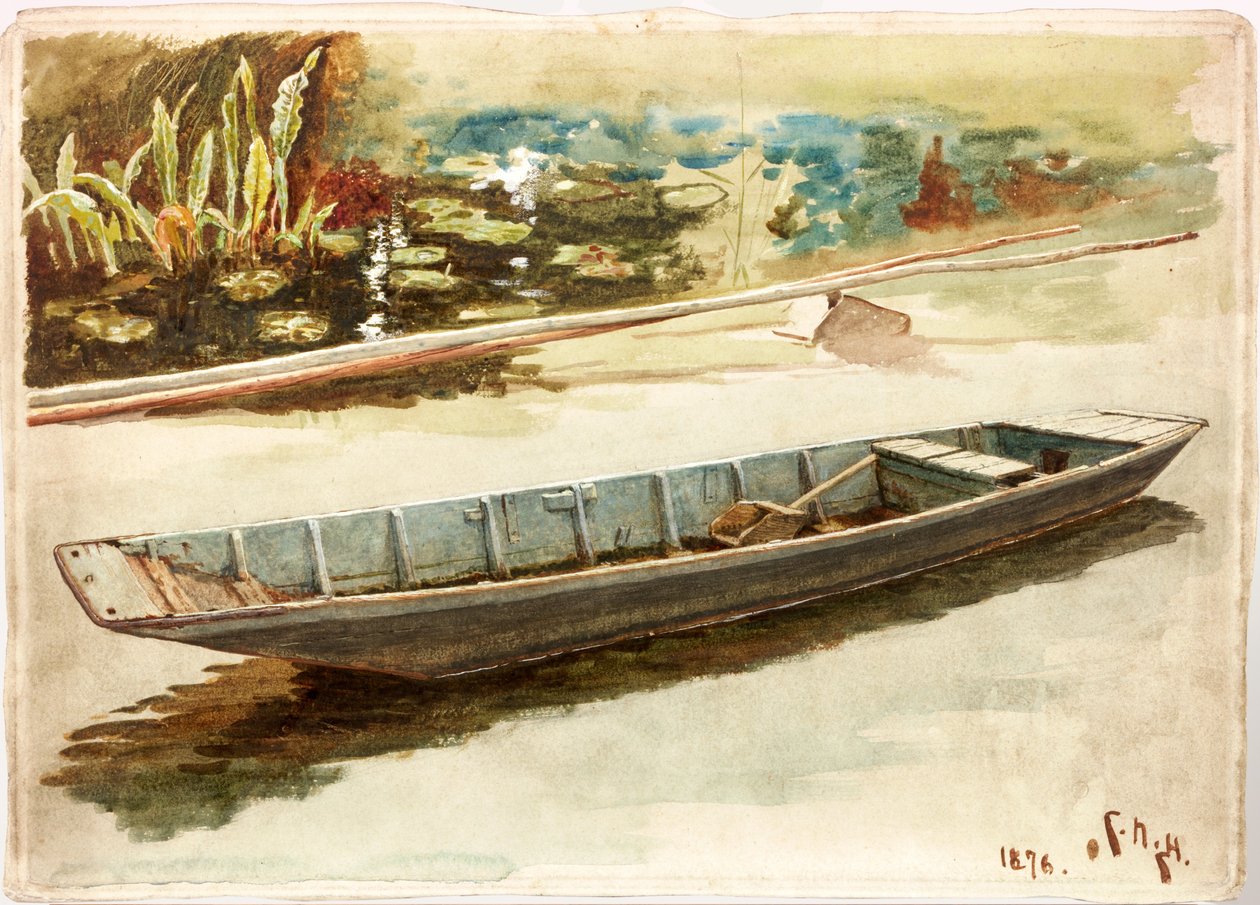 Punt (bodycolour) de Charles Napier Hemy