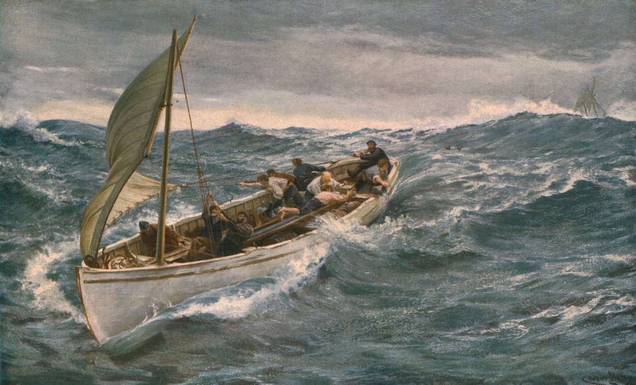 The Crew, 1902, c1930. de Charles Napier Hemy