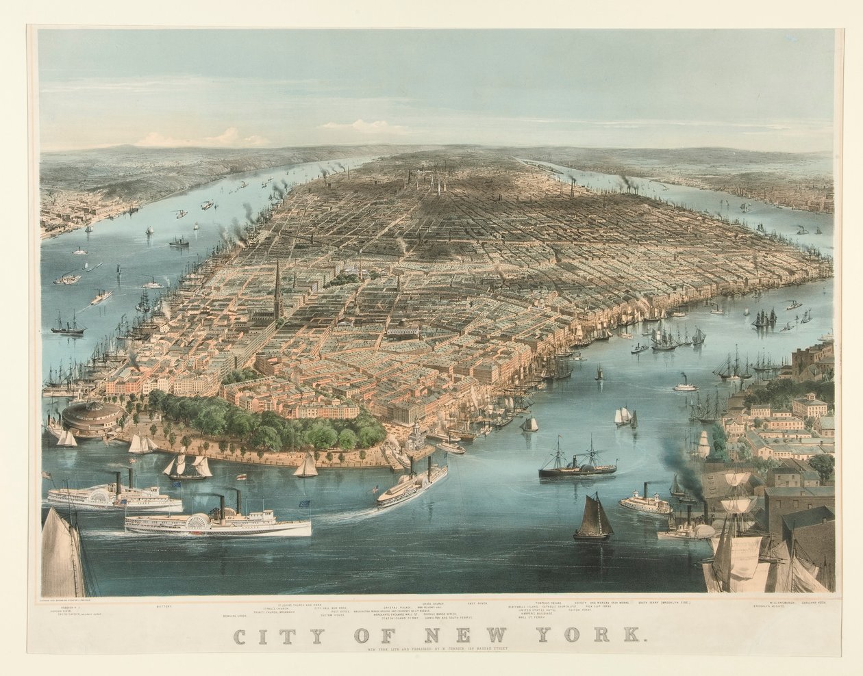 Cidade de Nova Iorque de Charles Parsons