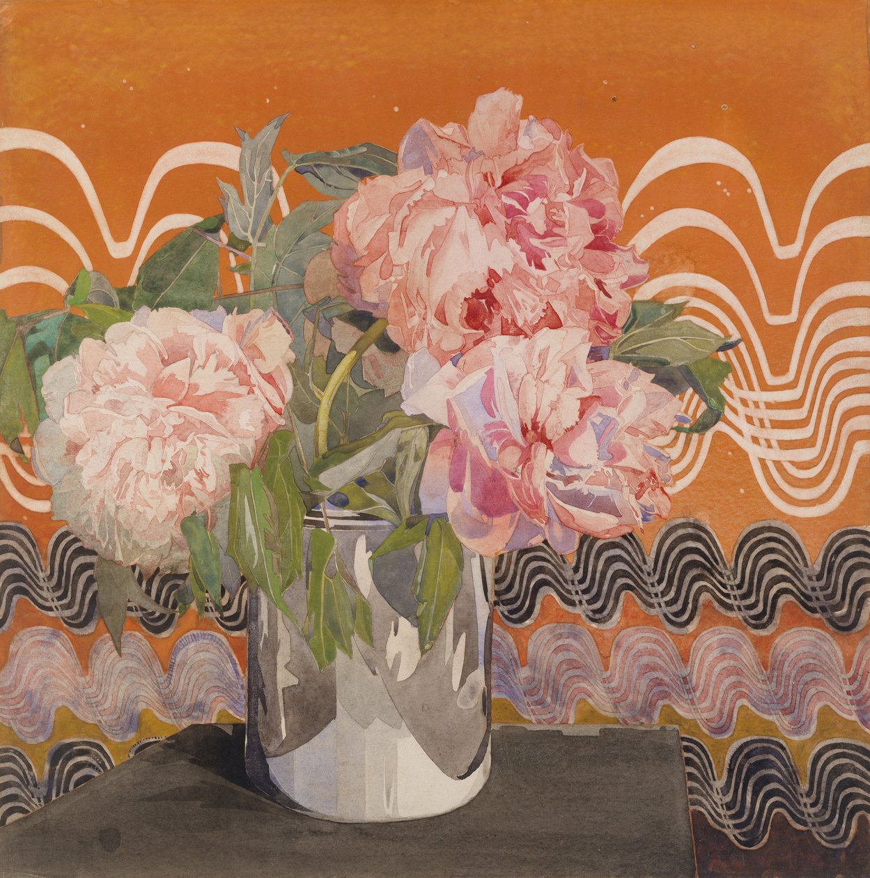 Peônias, c.1920 de Charles Rennie Mackintosh