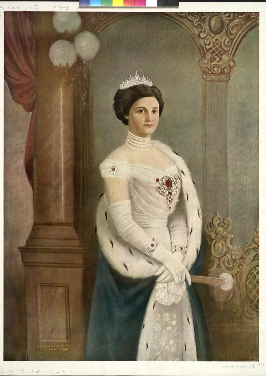 Imperatriz da Áustria Zita de Charles Scolik