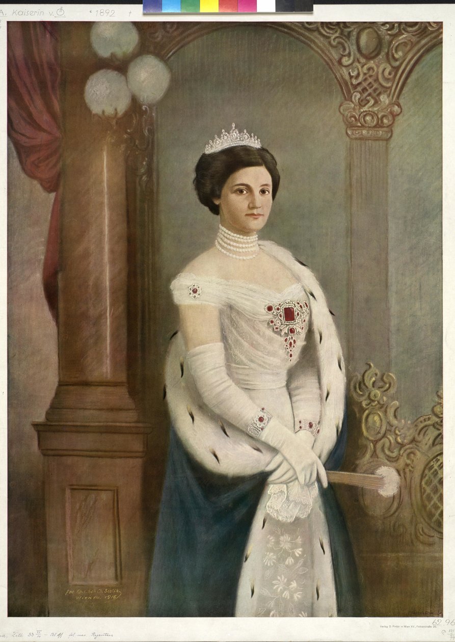 Imperatriz da Áustria Zita de Charles Scolik