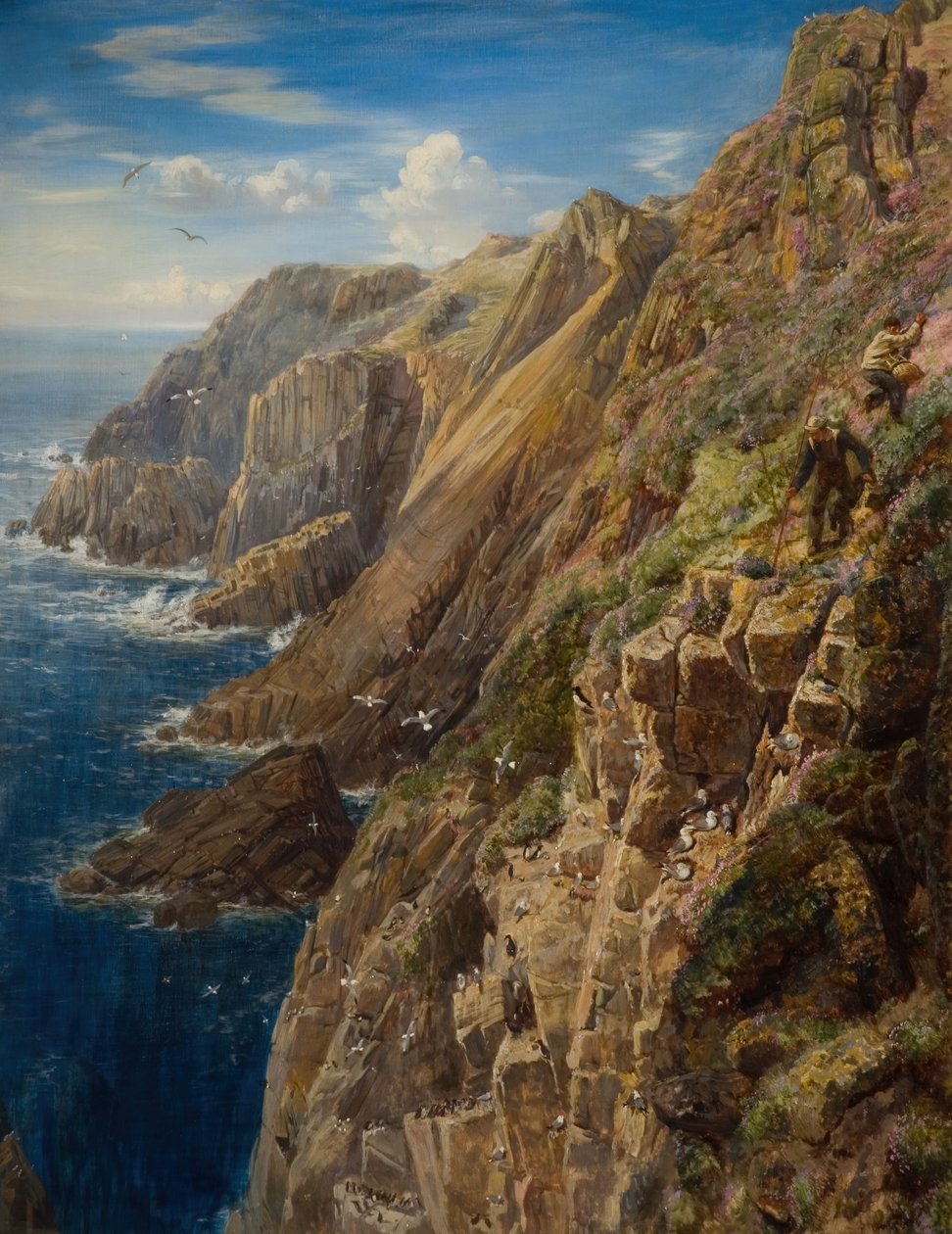 Ilha de Lundy, 1857. de Charles Thomas Burt