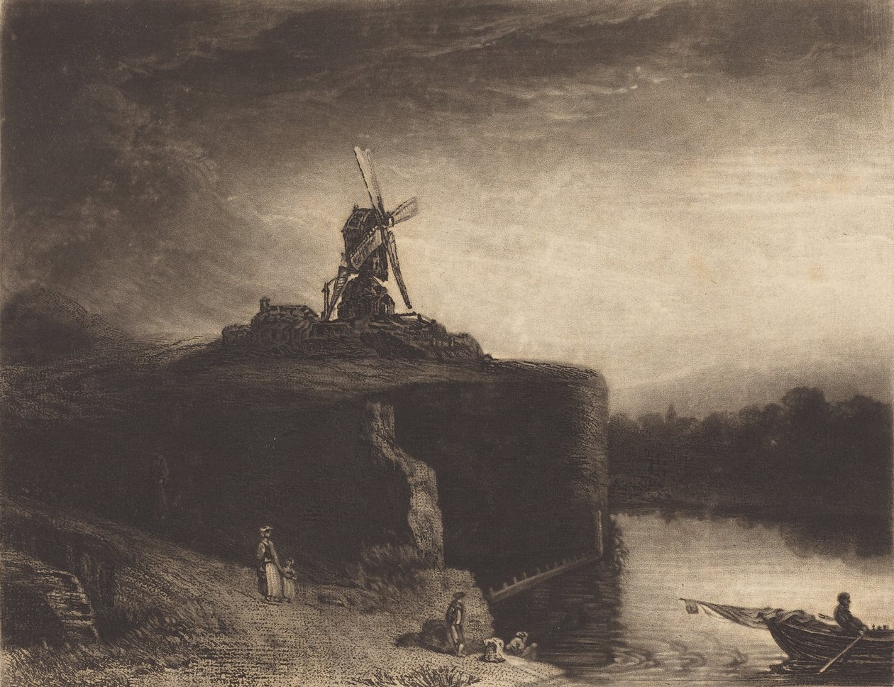 The Mill, publicado em 1823. de Charles Turner