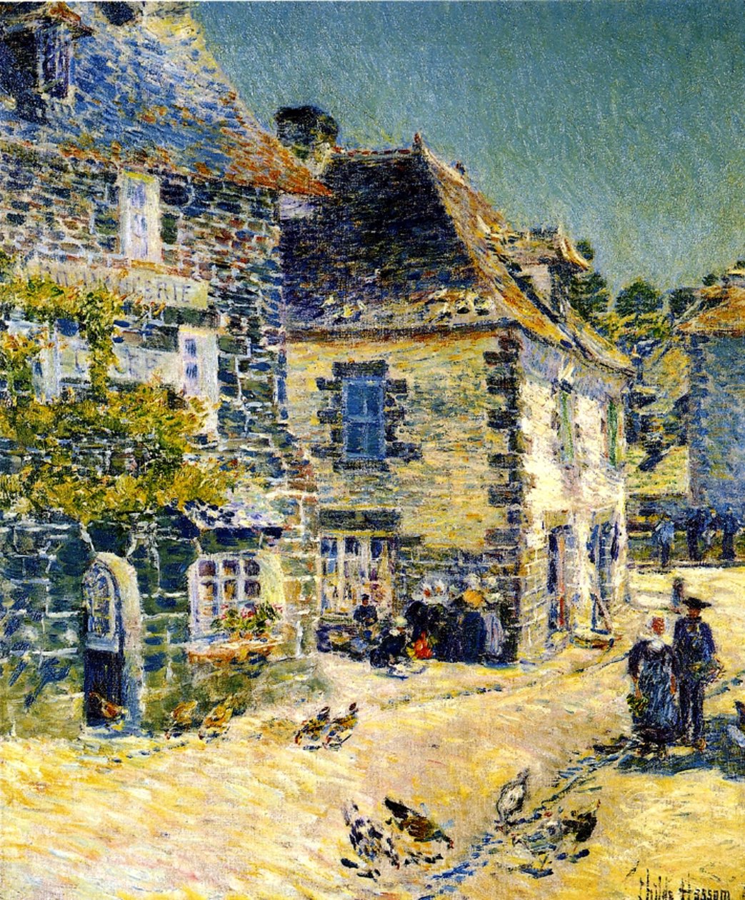 Pont Aven, Bretanha de Childe Frederick Hassam