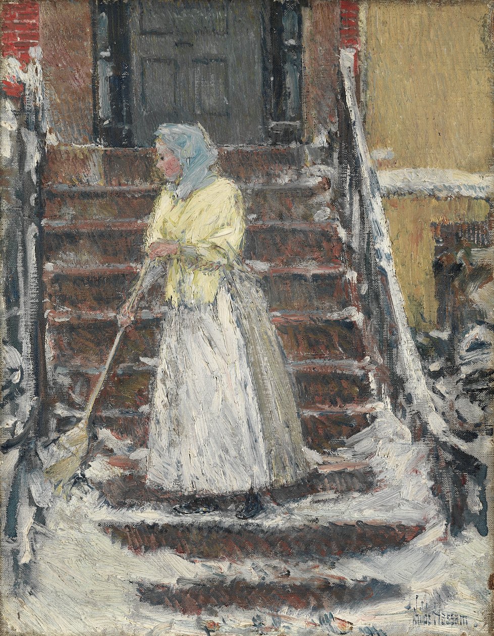 Neve varredora de Childe Frederick Hassam