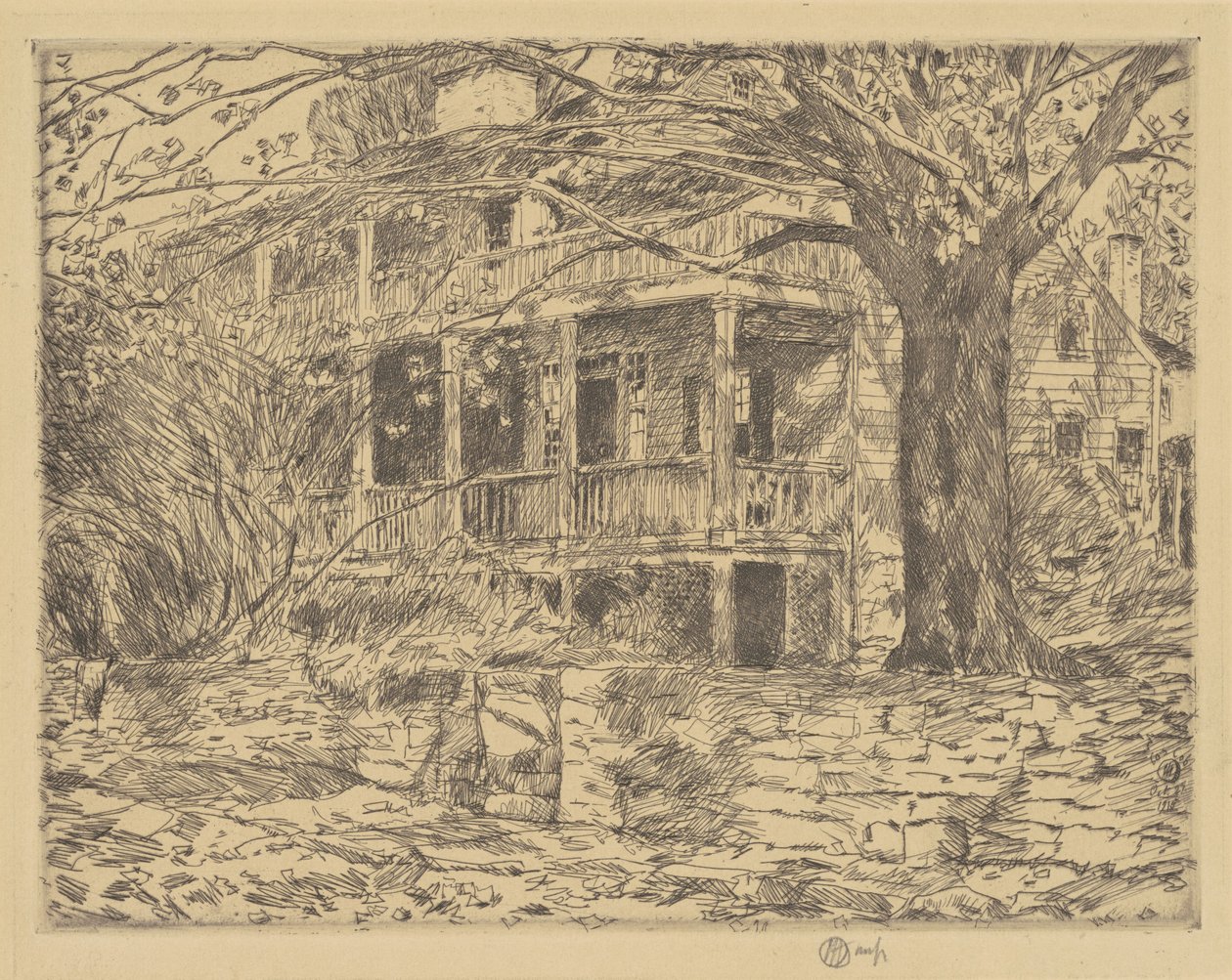 A Casa Velha, Cos Cob de Childe Hassam