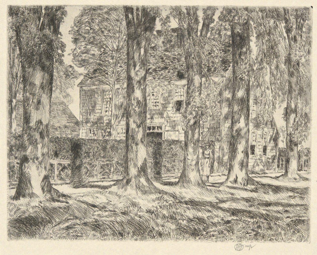 Aldeia Elms, 1923 de Childe Hassam