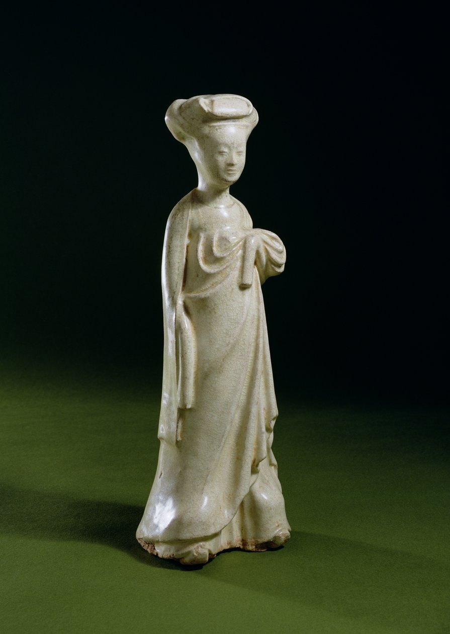 Figura do túmulo (cerâmica) de Chinese School