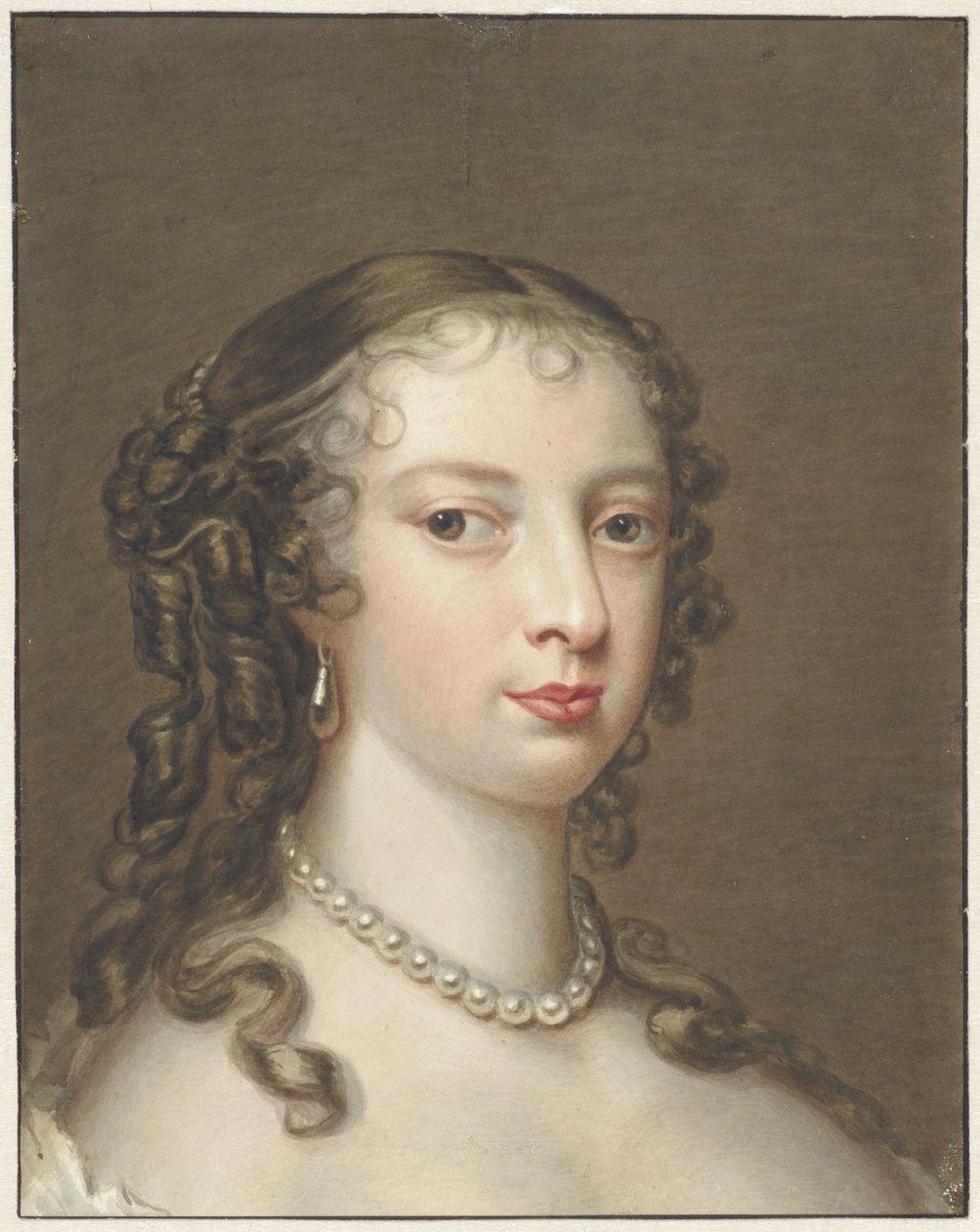 Retrato de uma mulher de Christiaan Kramm