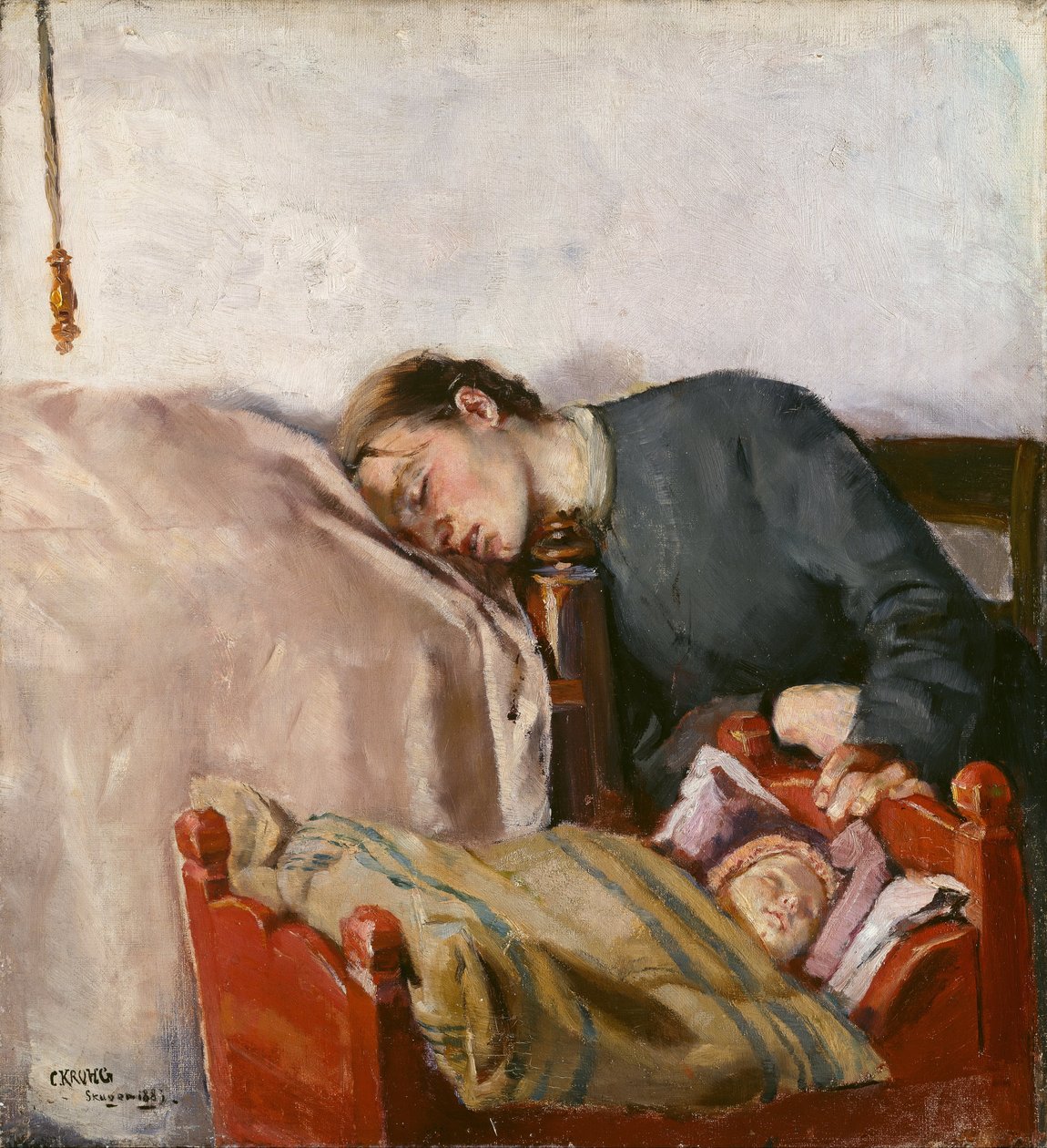 Mãe e filho de Christian Krohg