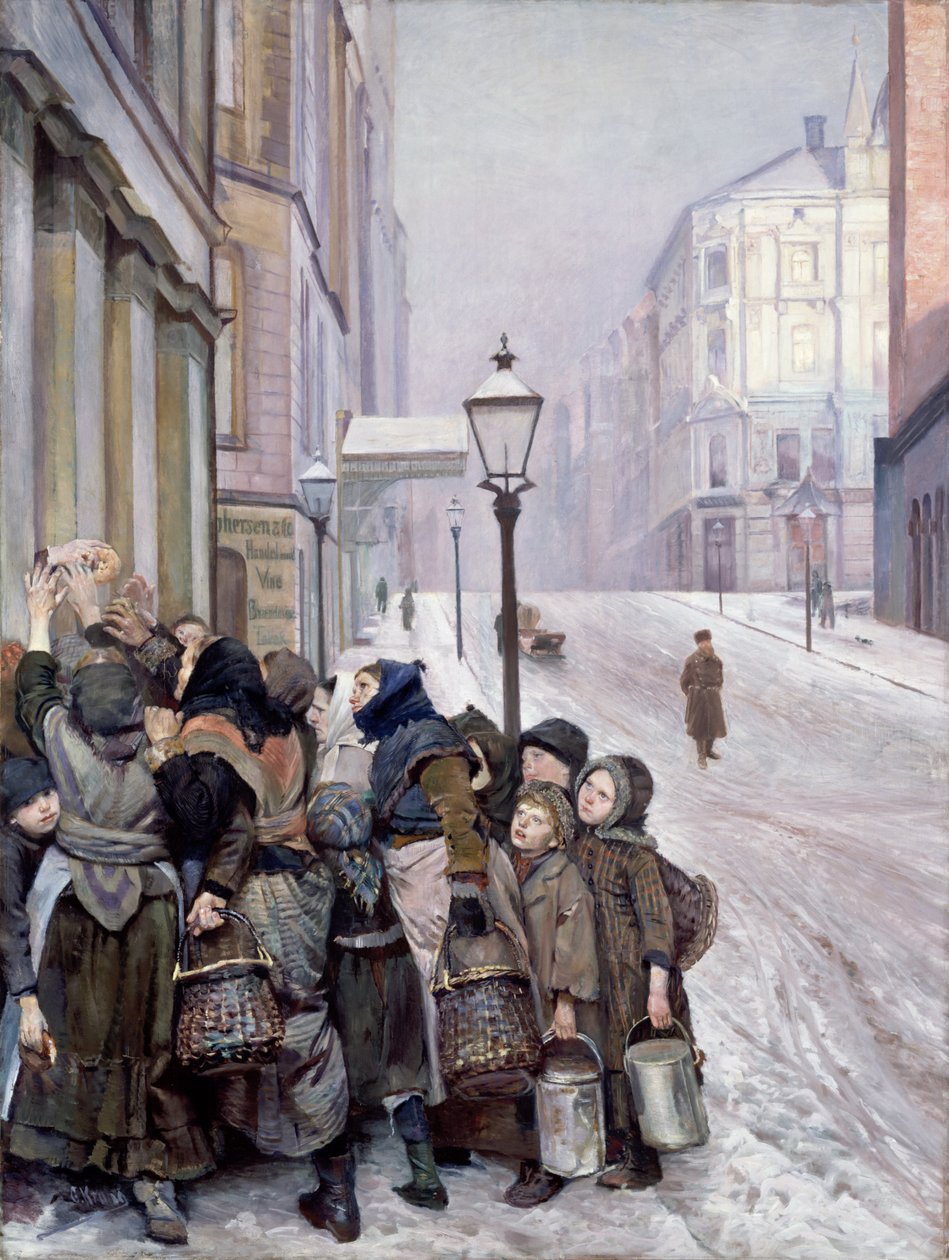 Luta pela sobrevivência de Christian Krohg