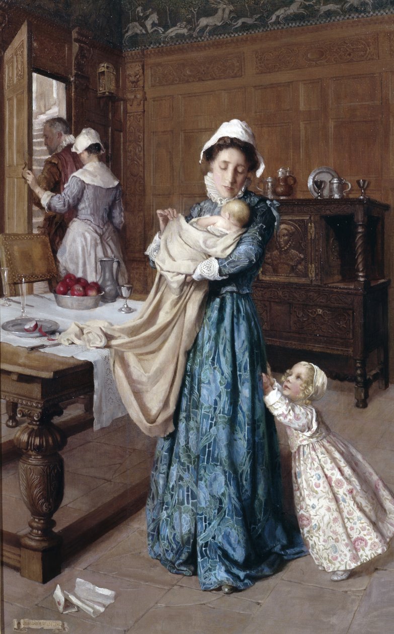 Novo bebê, 1912 de Christian Mary Wilbee