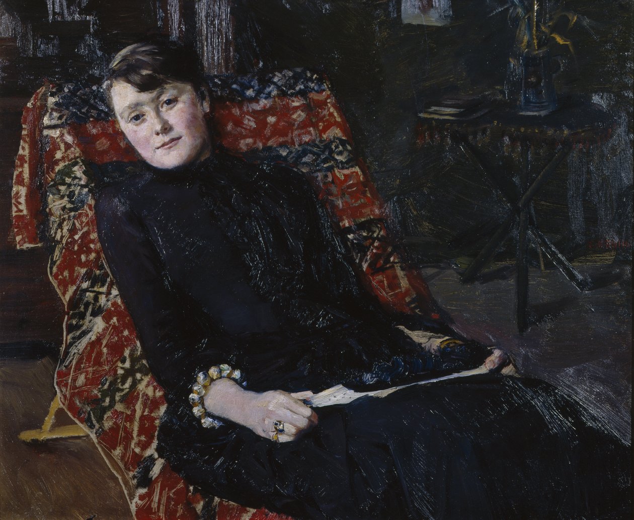Atriz Constance Brown de Christian Krohg