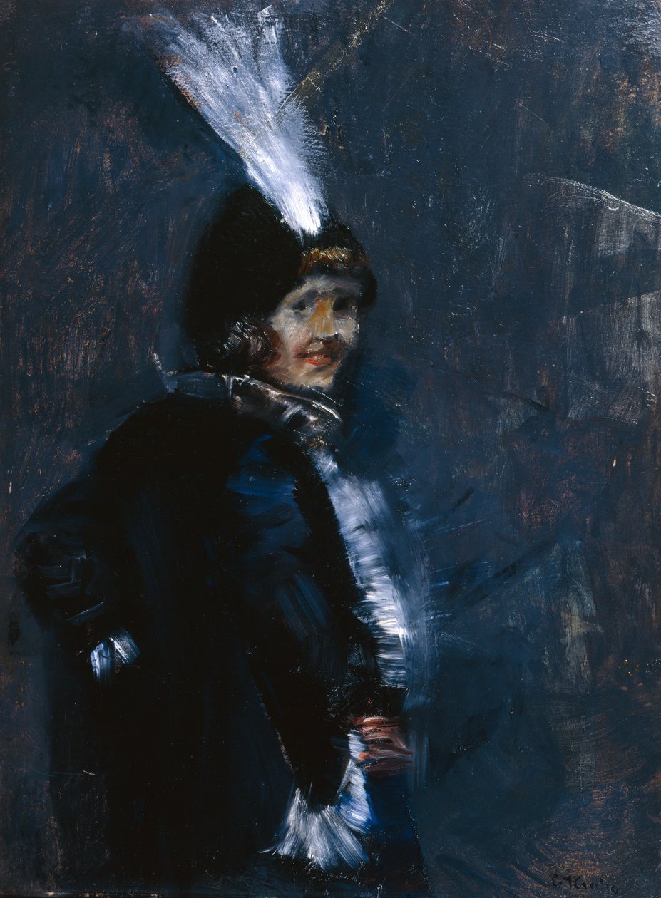 Adeus (óleo sobre tela) de Christian Krohg