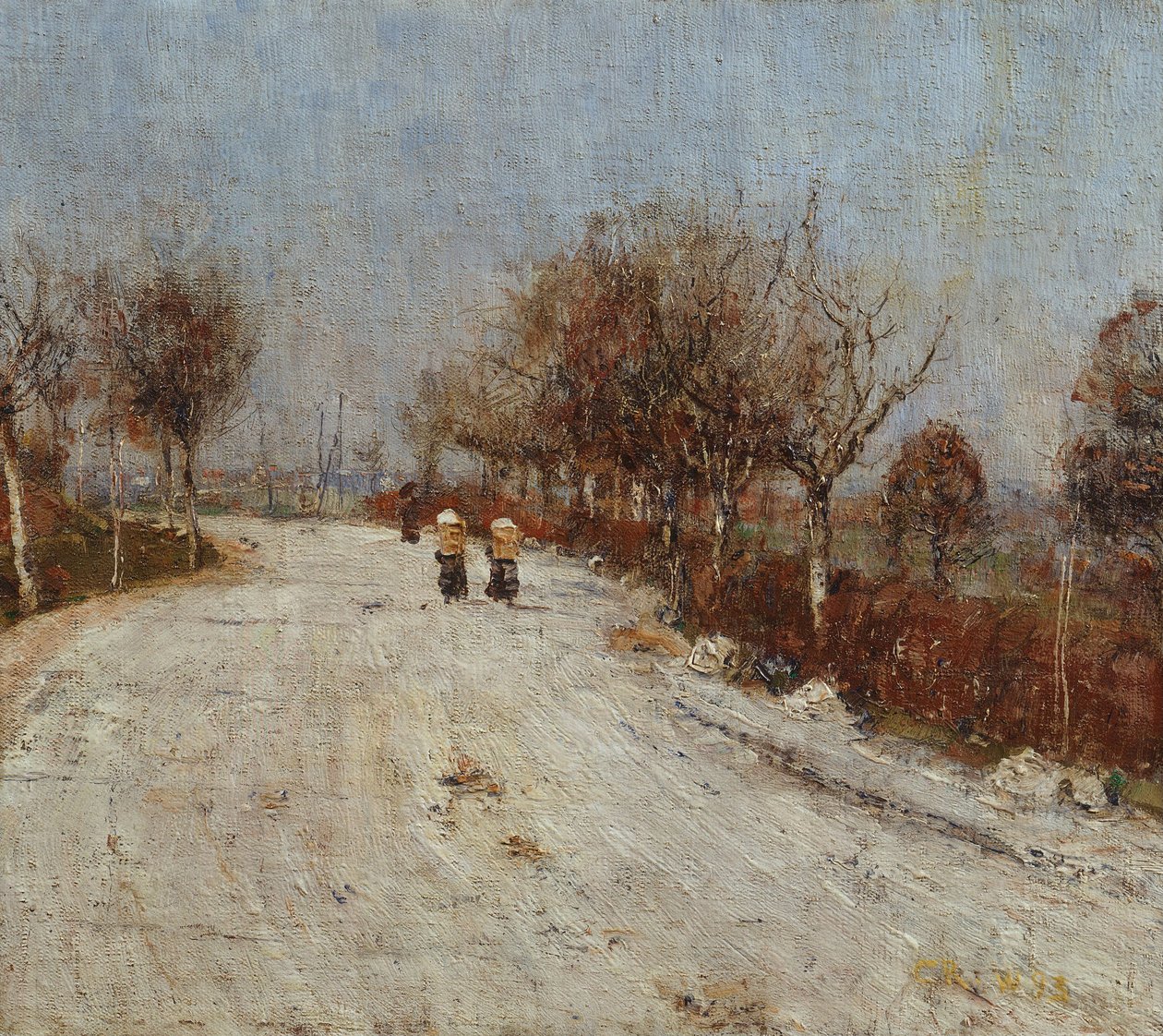 O caminho para Gelmeroda, 1893 de Christian Rohlfs