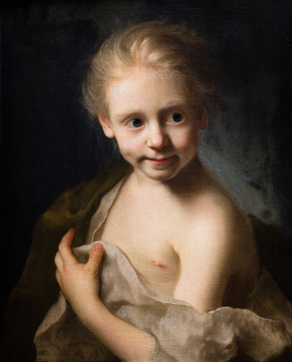 Pequena rapariga loira de Christian Seybold