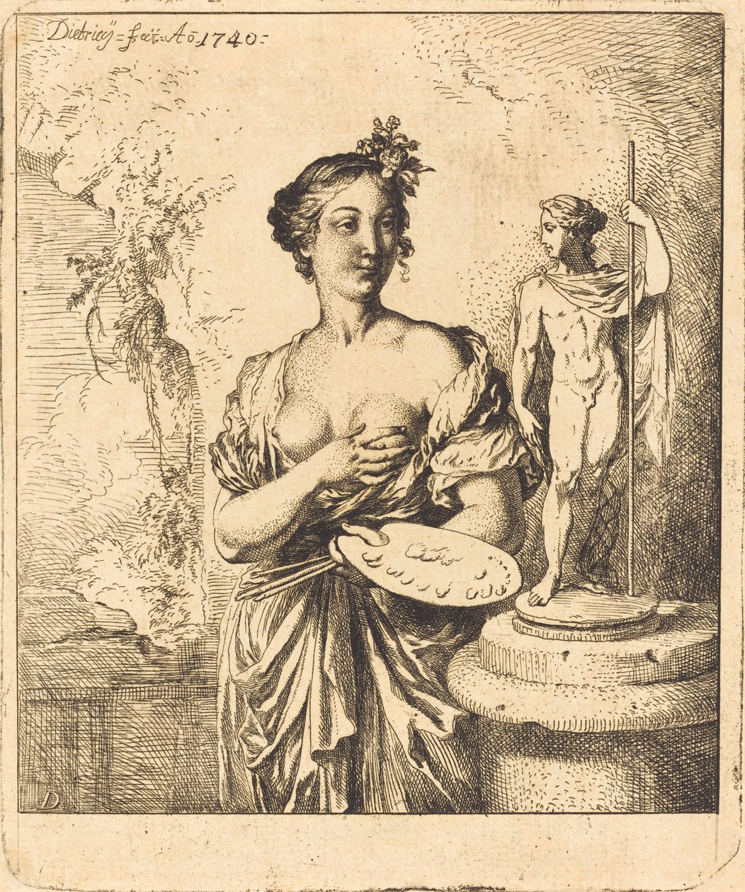 Quadro de Christian Wilhelm Ernst Dietrich