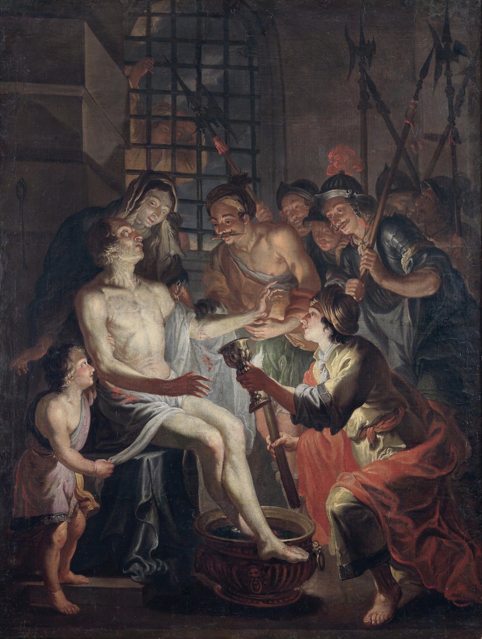 A morte de Seneca de Circle of Matthias Stom