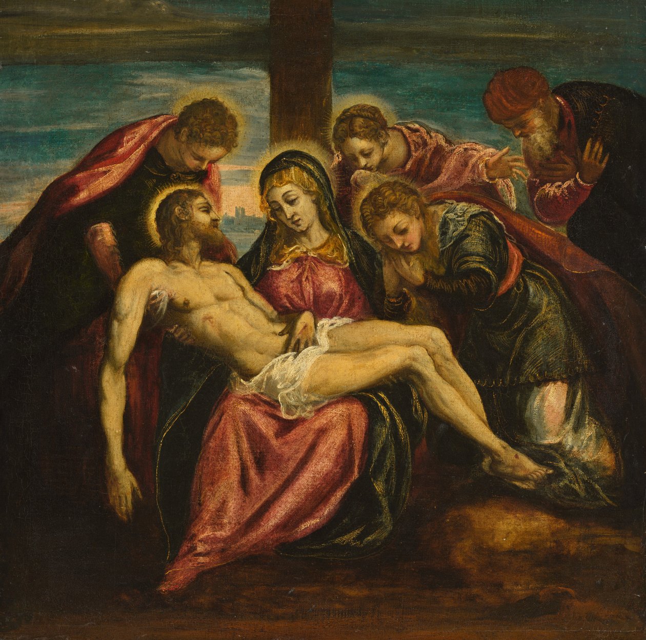 Lamentação de Circle of Jacopo Tintoretto